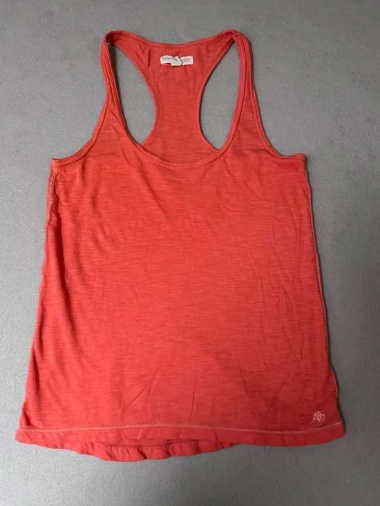 Aeropostale Coral Red Racerback Tank Top - Picture 1 of 6